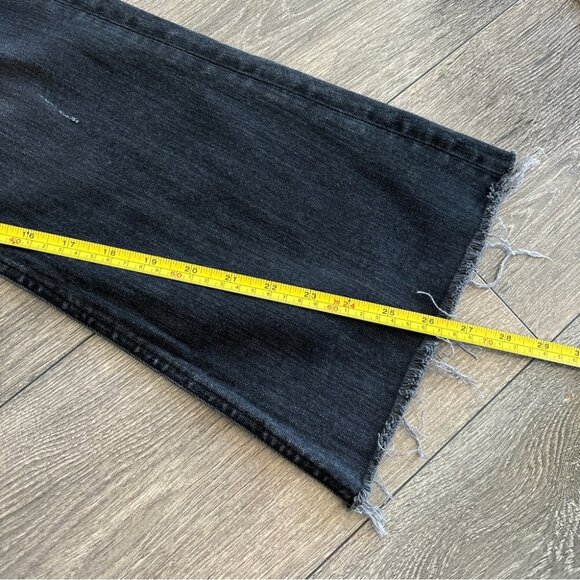 Rag & Bone 10” Crop Flare Raw Hem Jeans - Picture 2 of 11